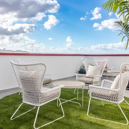 Modern - Shared Rooftop - Canteras Appartement *